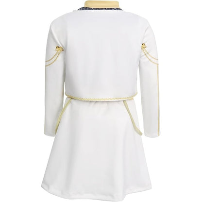 Costume K-Pop Demon Hunters Huntrix Blue White Zoey - Retro