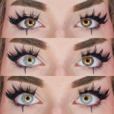 lenti colorate effetto naturale hibes dapper sky gray - collage