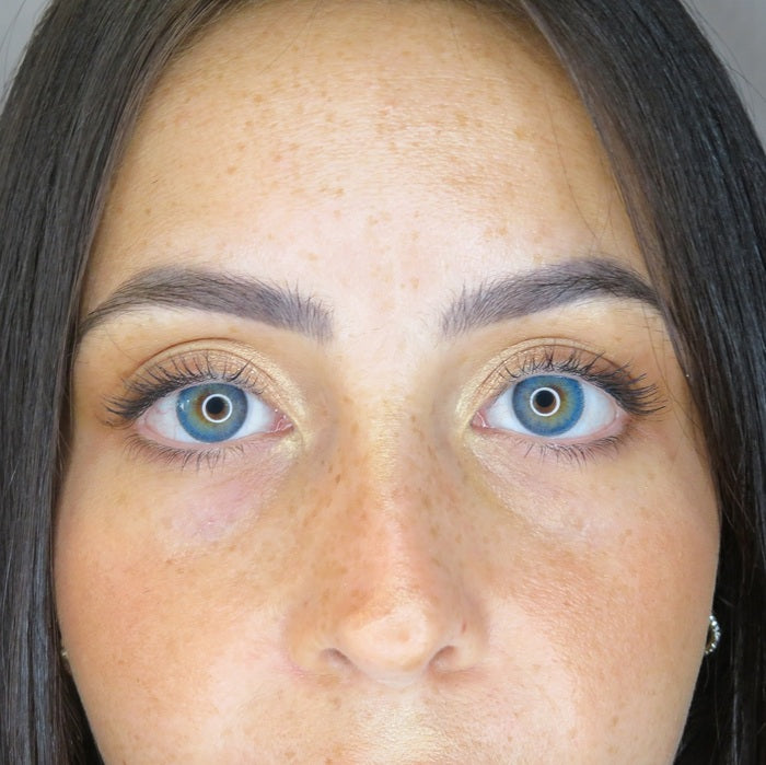lenti colorate effetto naturale hibes distinct blue - occhio