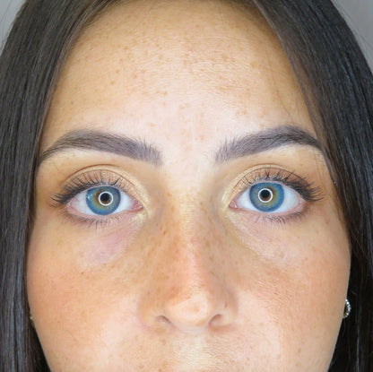 lenti colorate effetto naturale hibes distinct blue - occhio