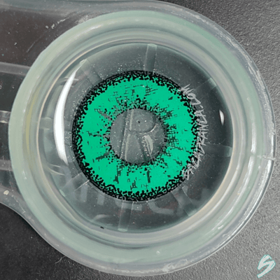 lenti cosplay crazy lens sacadranca sleek green - texture