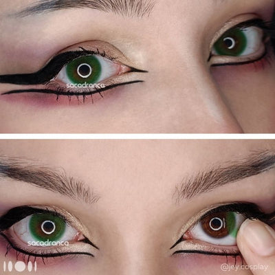 lenti colorate effetto naturale sacadranca penni green