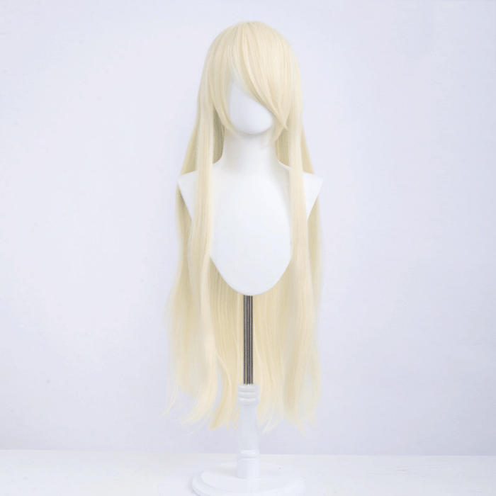 parrucca cosplay liscia 100cm