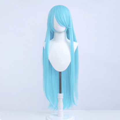 parrucca cosplay liscia 100cm
