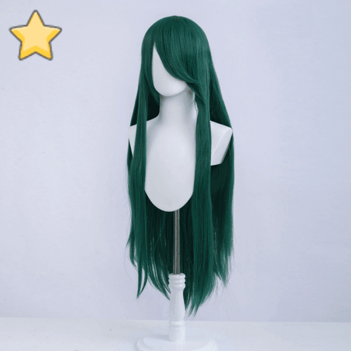 parrucca cosplay liscia 100cm