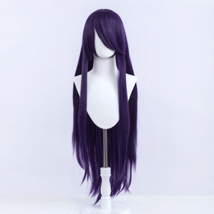 parrucca cosplay liscia 100cm