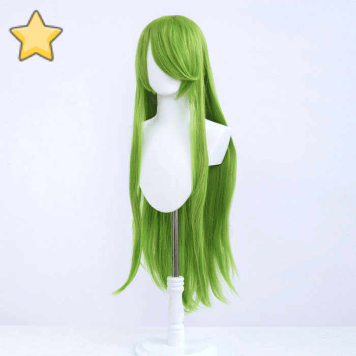 parrucca cosplay liscia 100cm