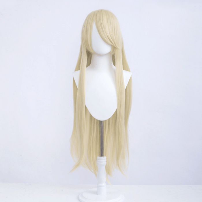 parrucca cosplay liscia 100cm