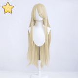 parrucca cosplay liscia 100cm