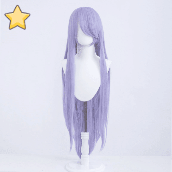 parrucca cosplay liscia 100cm