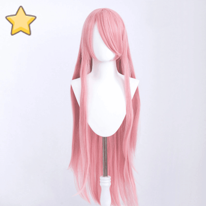 parrucca cosplay liscia 100cm