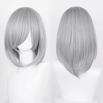 parrucca cosplay liscia 40cm