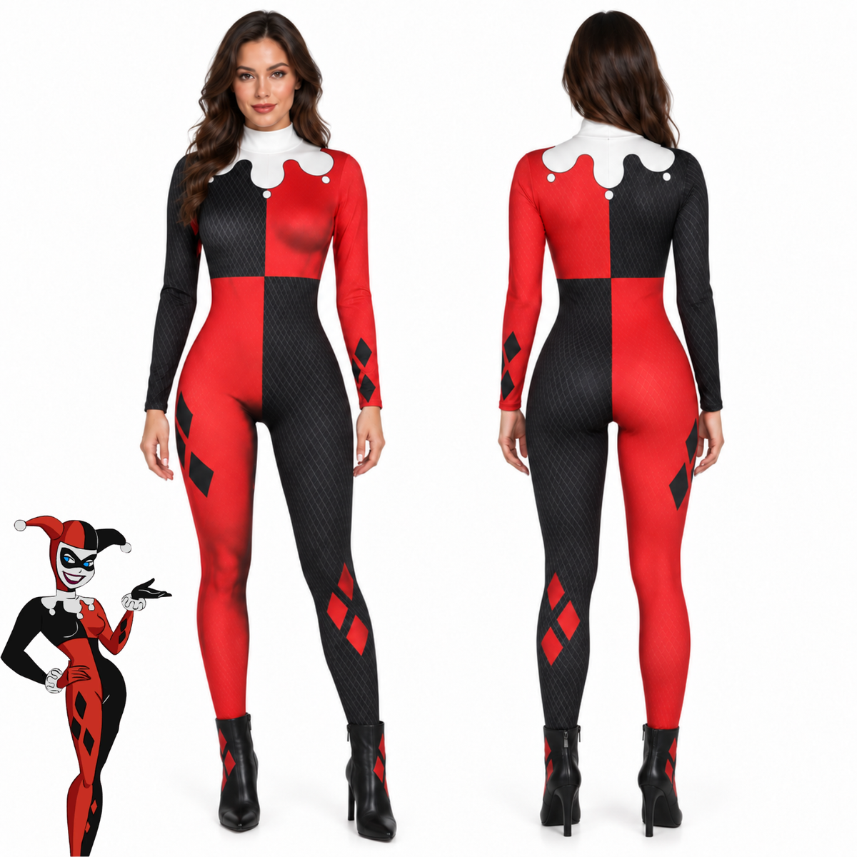 costume cosplay sacadranca harley quinn