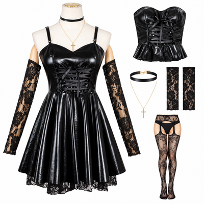 costume cosplay sacadranca death note misa amane