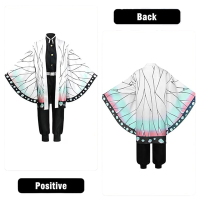 costume cosplay sacadranca demon slayer shinobu kocho - Fronte/Retro