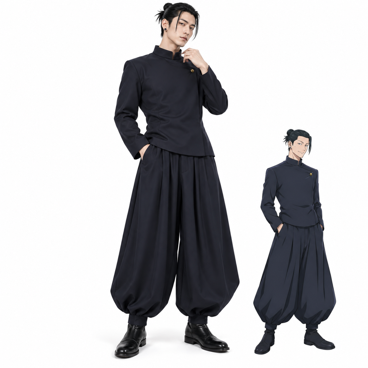 costume cosplay sacadranca jujutsu kaisen suguru geto