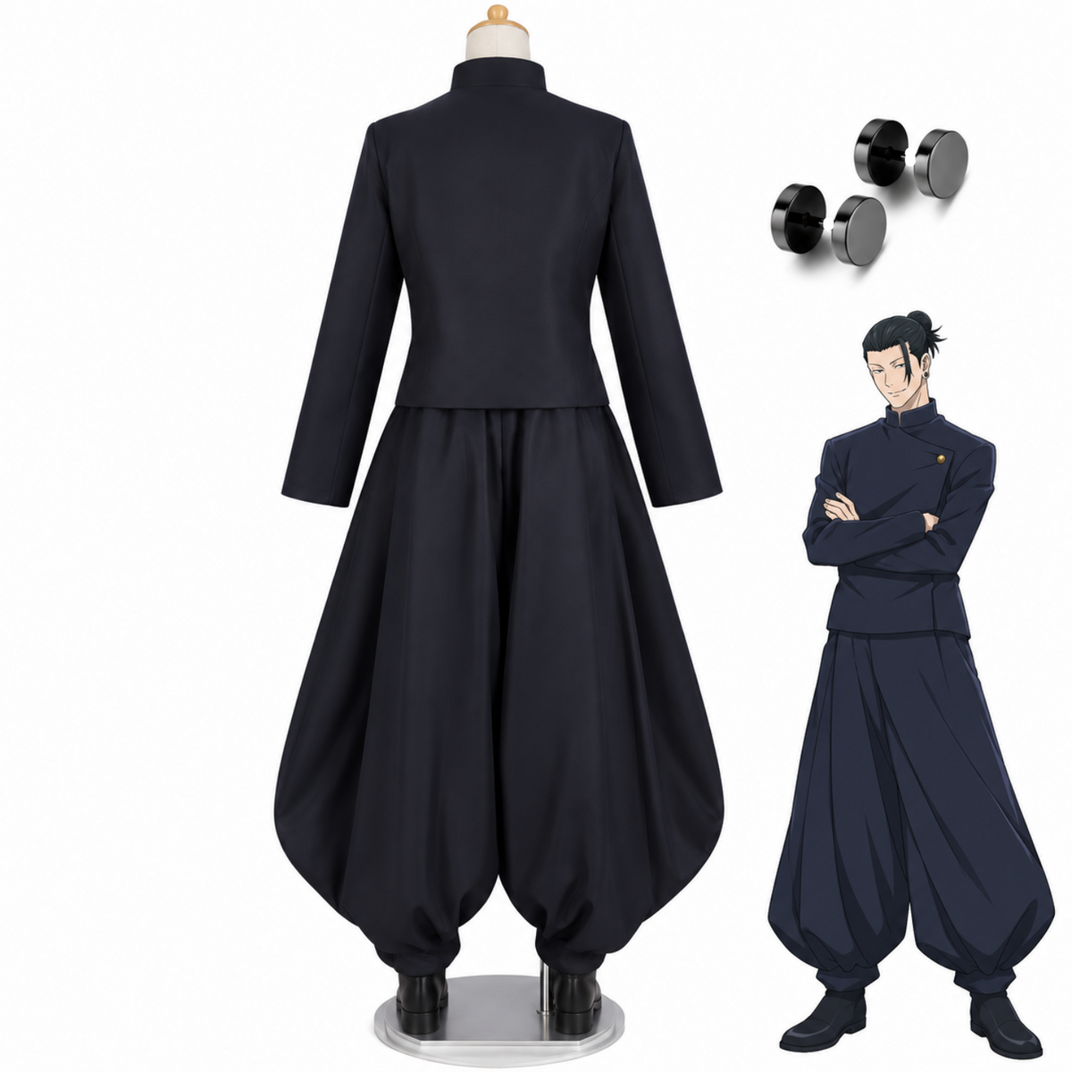 costume cosplay sacadranca jujutsu kaisen suguru geto