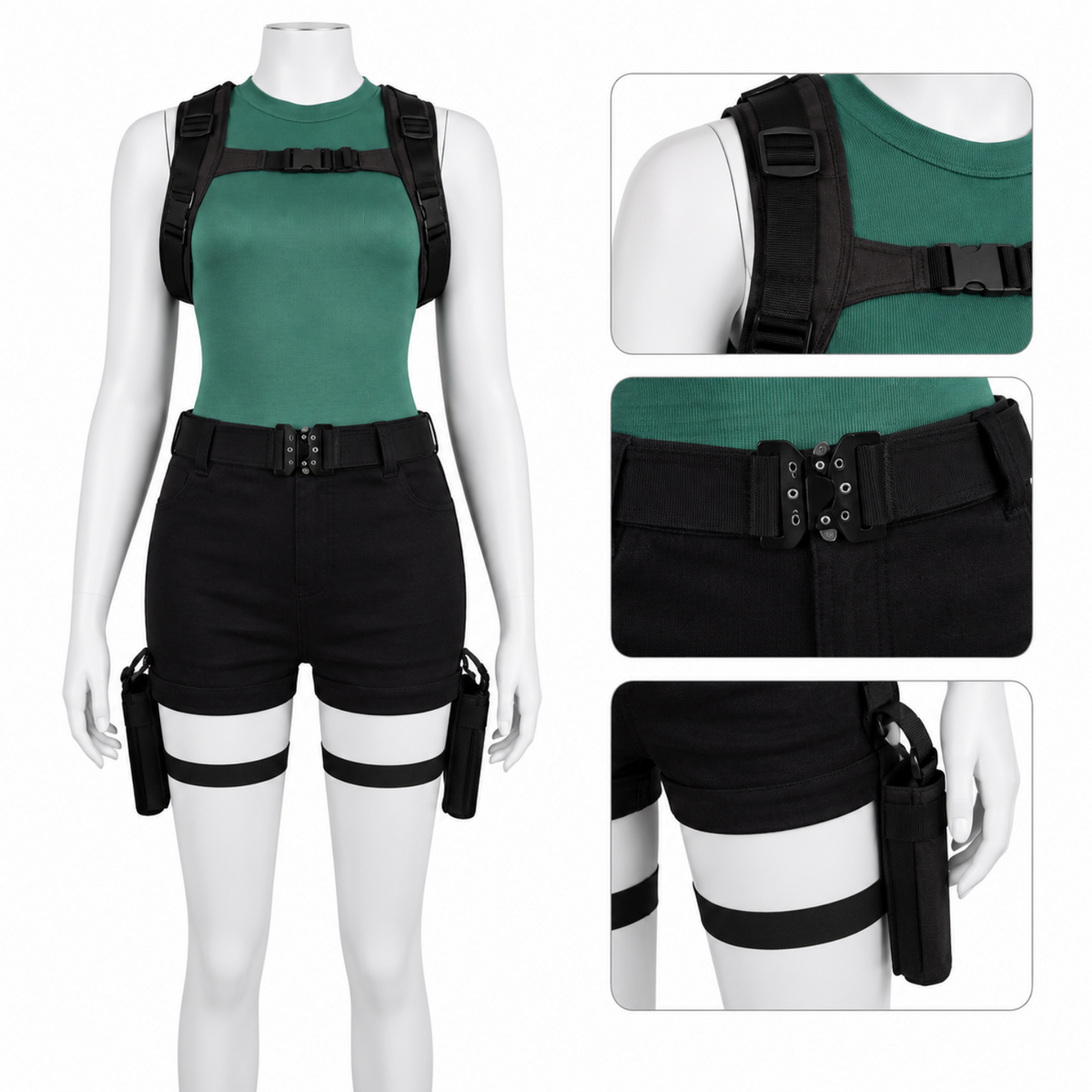 costume cosplay sacadranca tomb raider lara croft