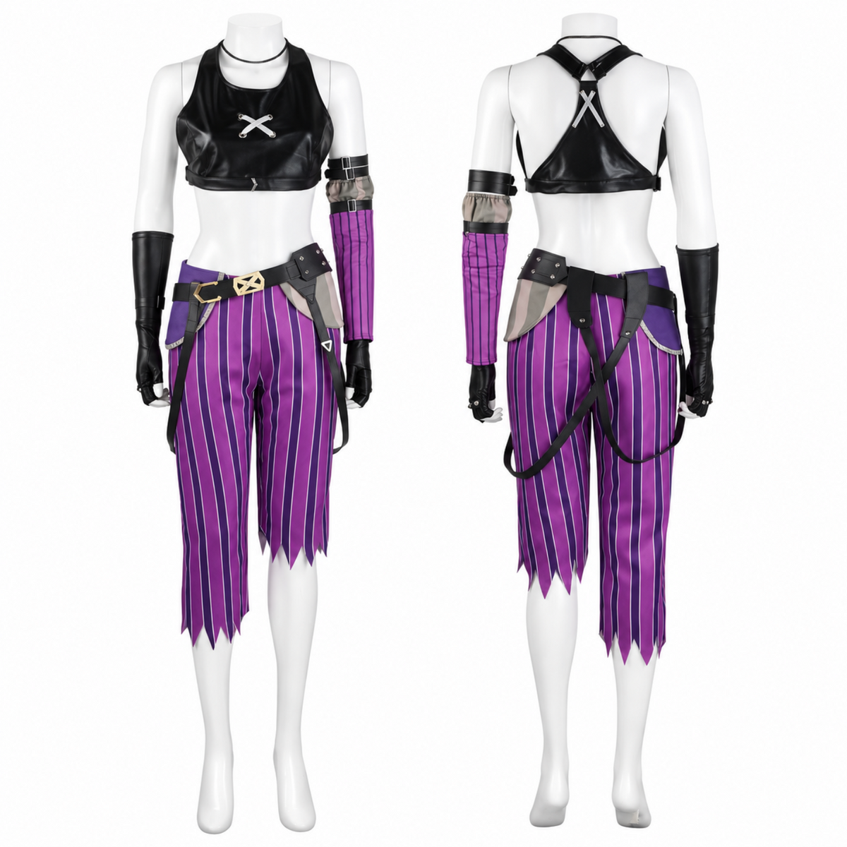 costume cosplay sacadranca league of legends arcane jinx