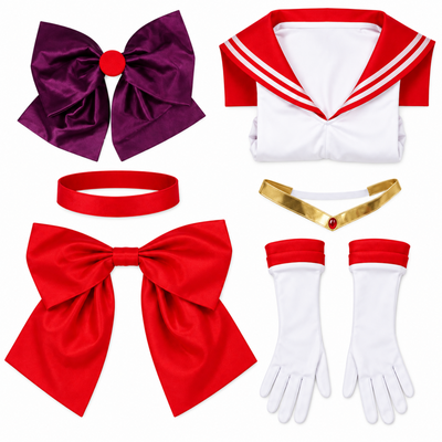 costume cosplay sacadranca sailor moon sailor mars