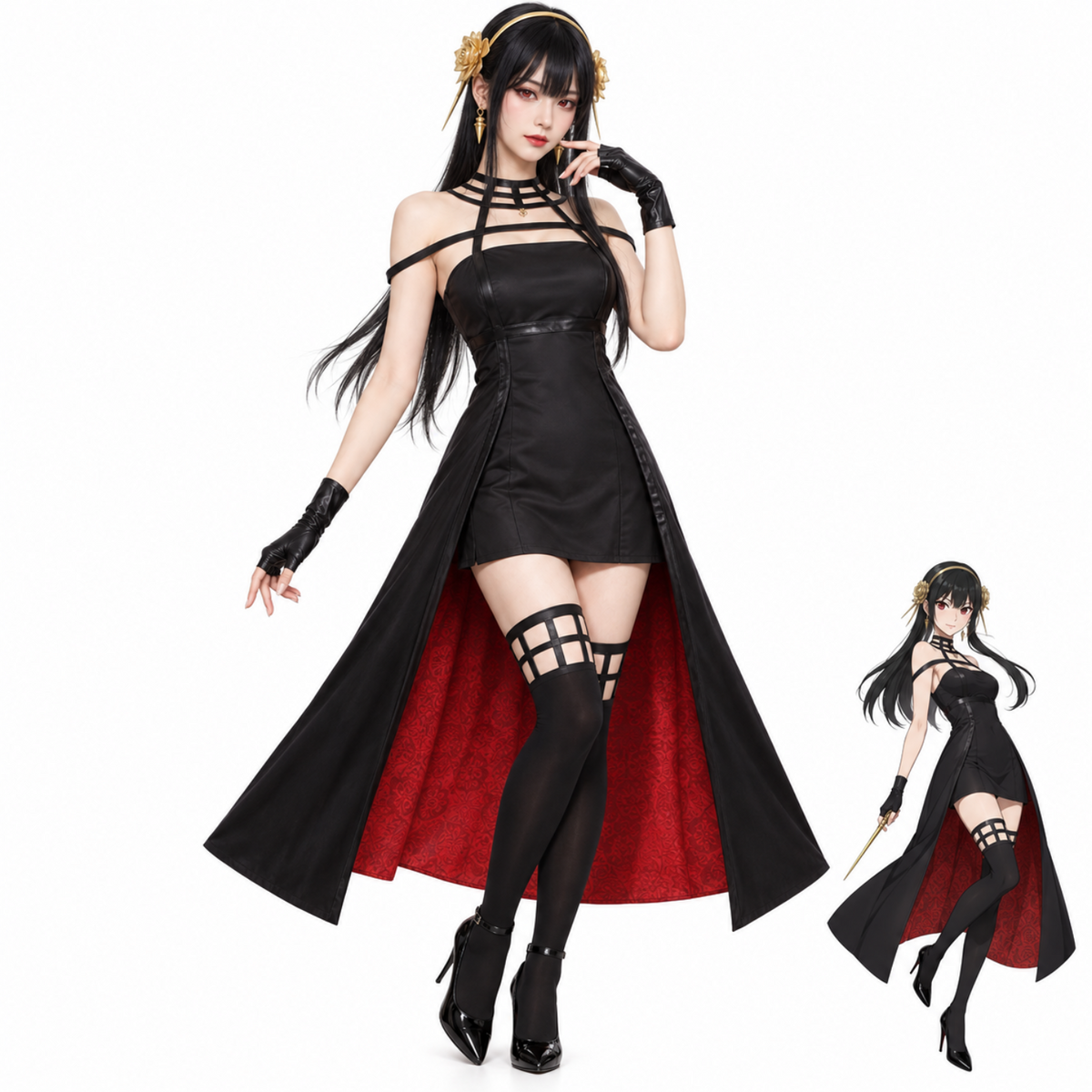 costume cosplay sacadranca spyxfamily yor