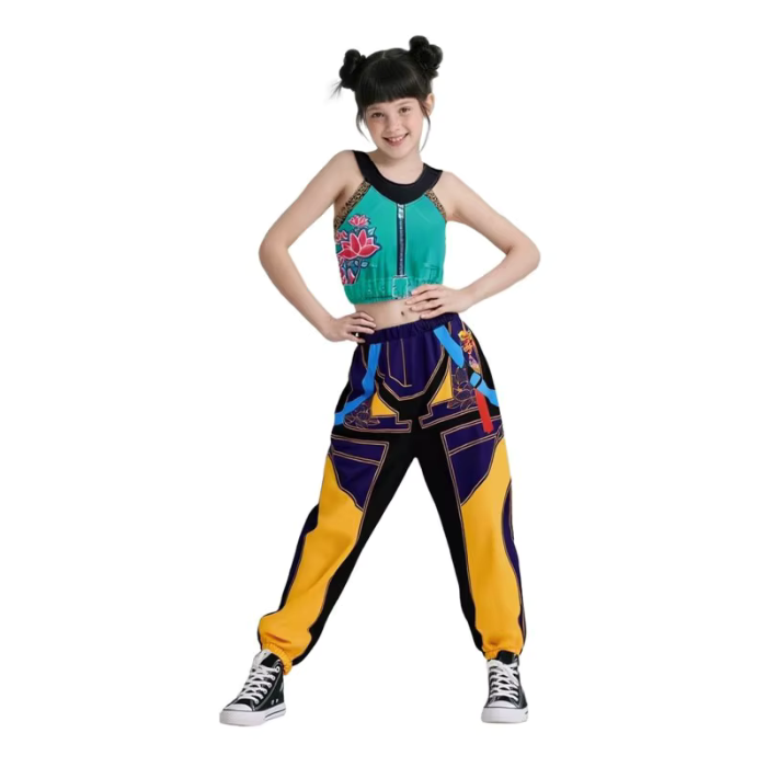 costumi cosplay sacadranca kpop demon hunters zoey