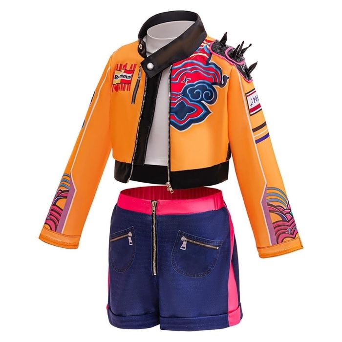 costume cosplay sacadranca kpop demon hunters huntrix rumi