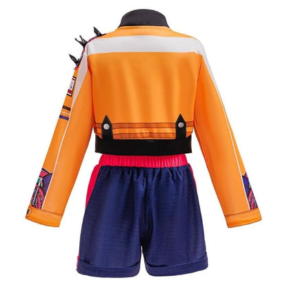 costume cosplay sacadranca kpop demon hunters huntrix rumi