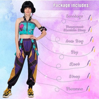 sacadranca costume cosplay kpop demon hunters huntrix zoey