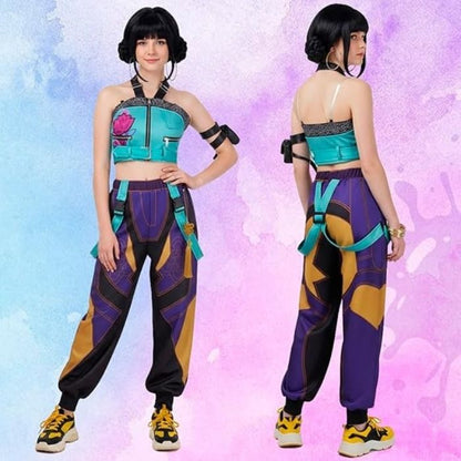 sacadranca costume cosplay kpop demon hunters huntrix zoey