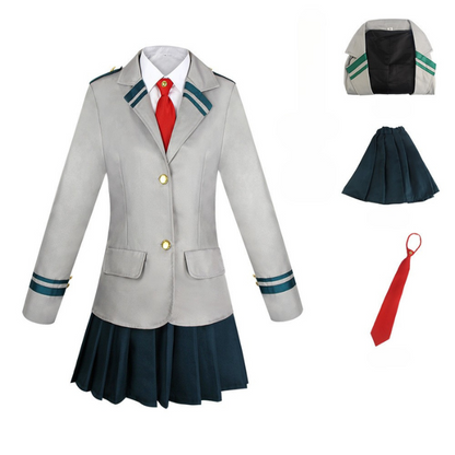 costumi cosplay sacadranca ,y hero academia uniforme scolastica femminile