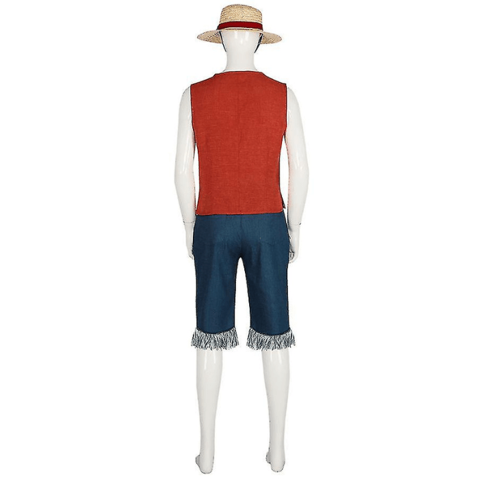 costumi cosplay sacadranca one piece live action luffy - retro