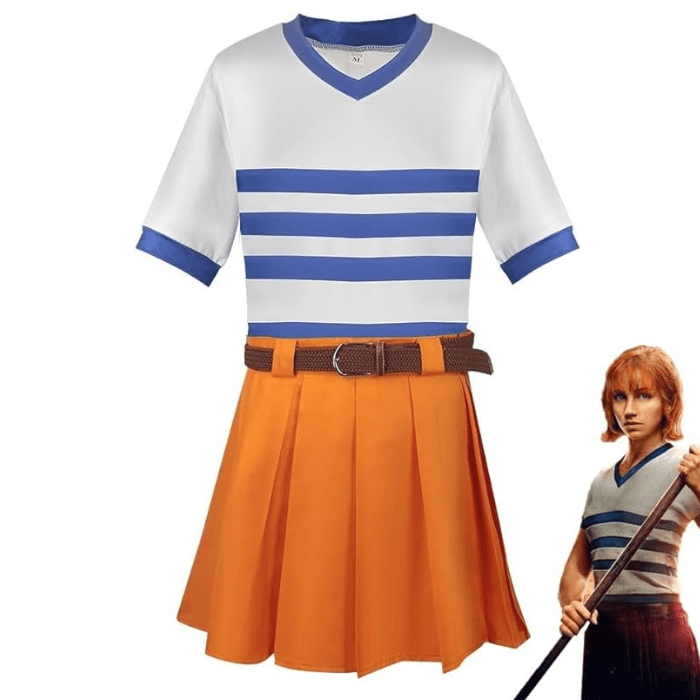 costumi cosplay sacadranca one piece live action nami - copertina