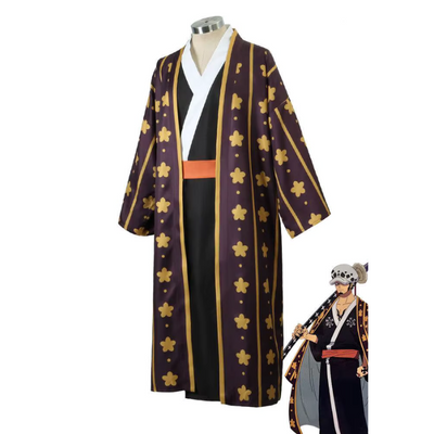 costumi cosplay sacadranca one piece trafalgar law 