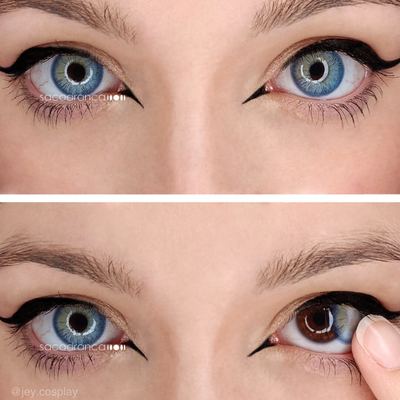 lenti colorate effetto naturale sacadranca blossom blue