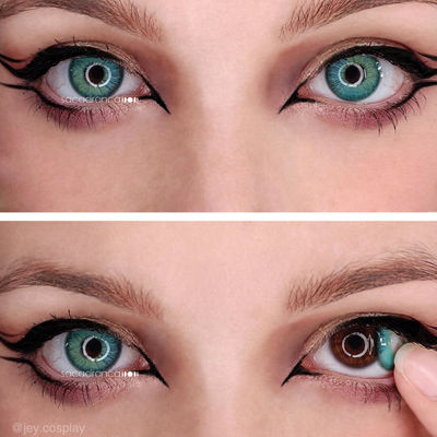 lenti colorate effetto naturale sacadranca blossom green