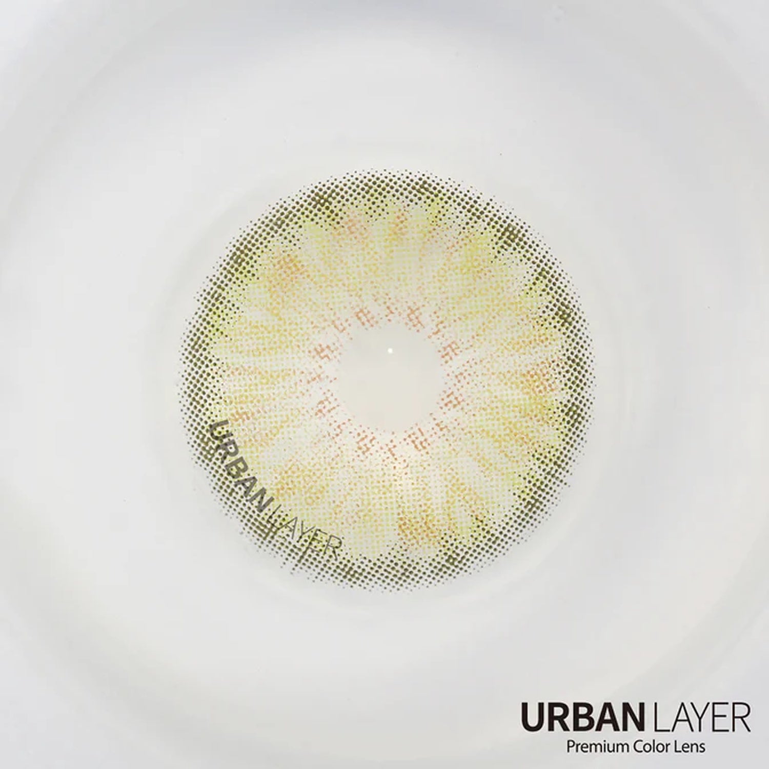 Texture lente colorata Breeze Lime effetto naturale verde lime