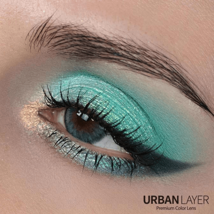 lenti colorate effetto naturale sacadranca urban layer cleopatra blue - eye