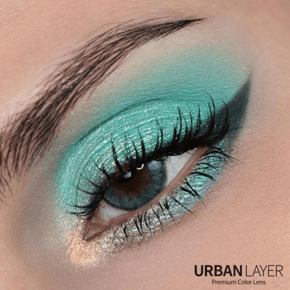 lenti colorate effetto naturale sacadranca urban layer cleopatra blue - makeup