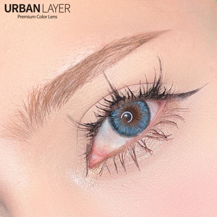 lenti colorate effetto naturale sacadranca urban layer cleopatra blue 