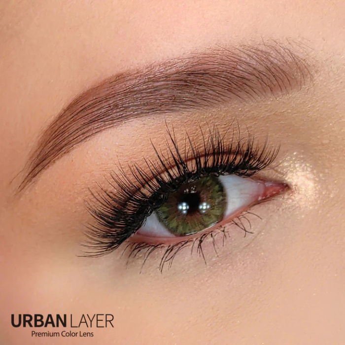 lenti colorate effetto naturale sacadranca urban layer cleopatra green 