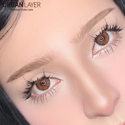 lenti colorate effetto naturale sacadranca urban layer cleopatra hazel 