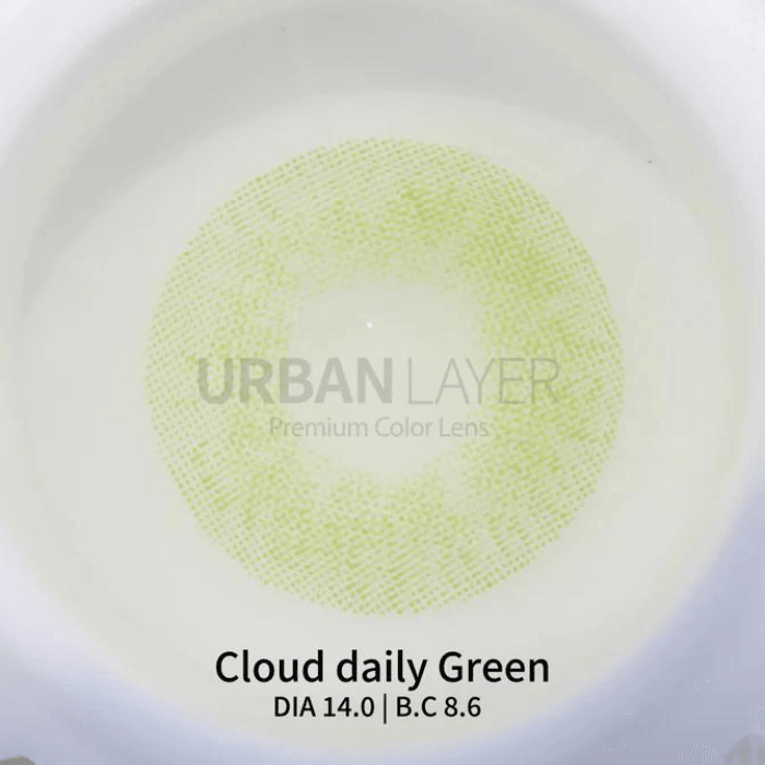 lenti colorate effetto naturale sacadranca urban layer cloud green daily - texture