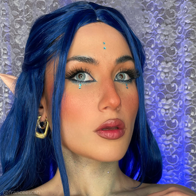 lenti colorate effetto naturale sacadranca topaz blue