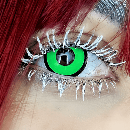 lenti cosplay crazy lens sacadranca black green - copertina