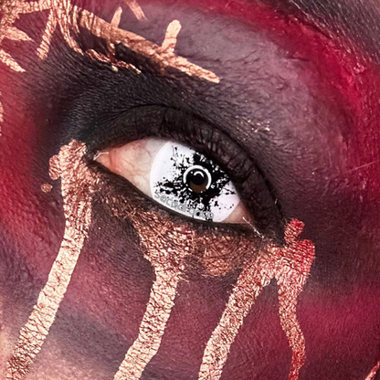 lenti cosplay crazy lens sacadranca urban layer black splash 17 mm