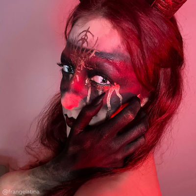 lenti cosplay crazy lens sacadranca urban layer black splash 17 mm