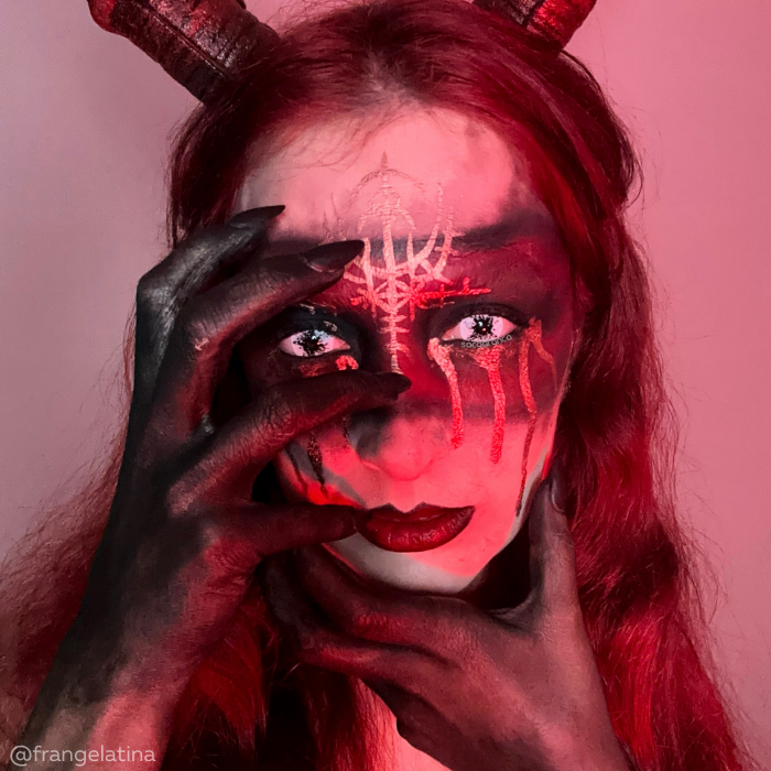 lenti cosplay crazy lens sacadranca urban layer black splash 17 mm