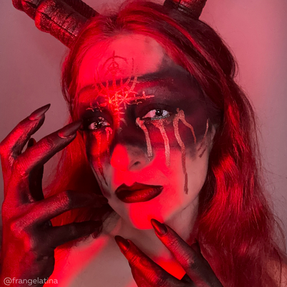 lenti cosplay crazy lens sacadranca urban layer black splash 17 mm