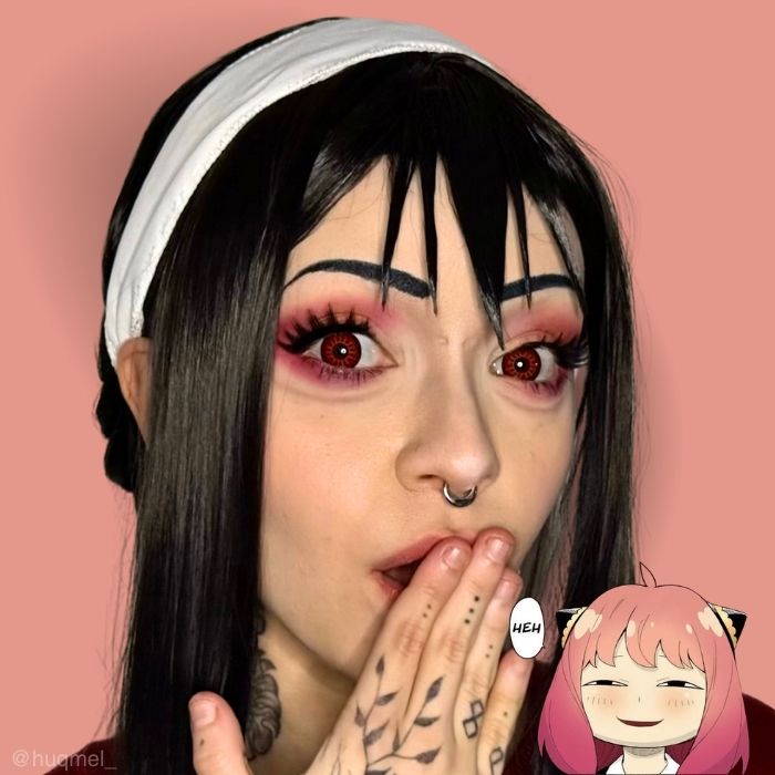 lenti cosplay crazy lens sacadranca candy red